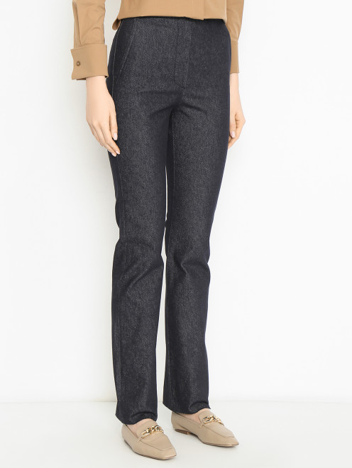 Брюки из плотного хлопка Max Mara - МодельВерхНиз