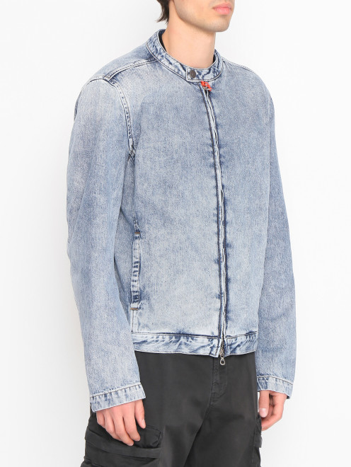 Куртка из денима на молнии Diesel - МодельВерхНиз