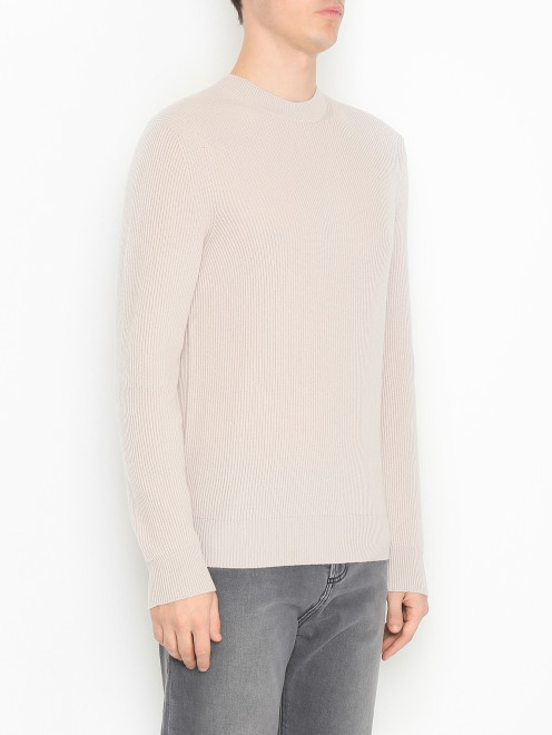 Джемпер из кашемира с круглым вырезом Piacenza Cashmere 1733 - МодельВерхНиз