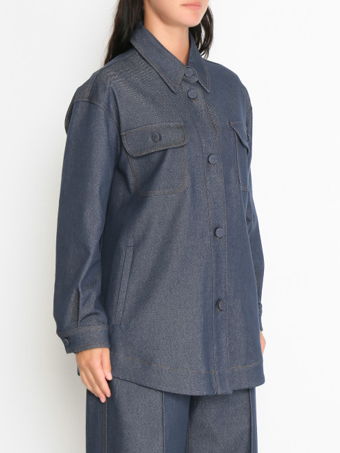 Куртка-рубашка с карманами Marina Rinaldi - МодельВерхНиз