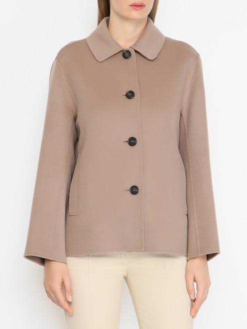 Полупальто из шерсти Max Mara - МодельВерхНиз