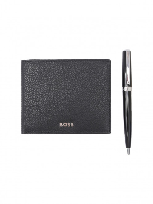 Кошелек в комплекте с шариковой ручкой Boss - Общий вид