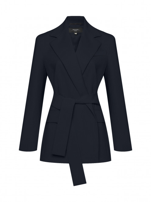 Жакет из шерсти с поясом Weekend Max Mara - Общий вид