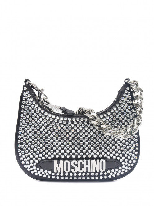 Сумка декорированная кристаллами Moschino - Общий вид