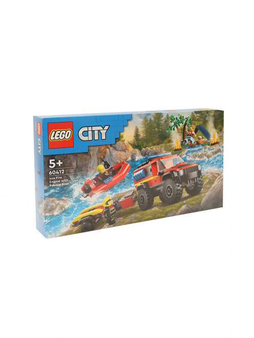 Машина-конструктор со спасательной лодкой Lego - Обтравка1