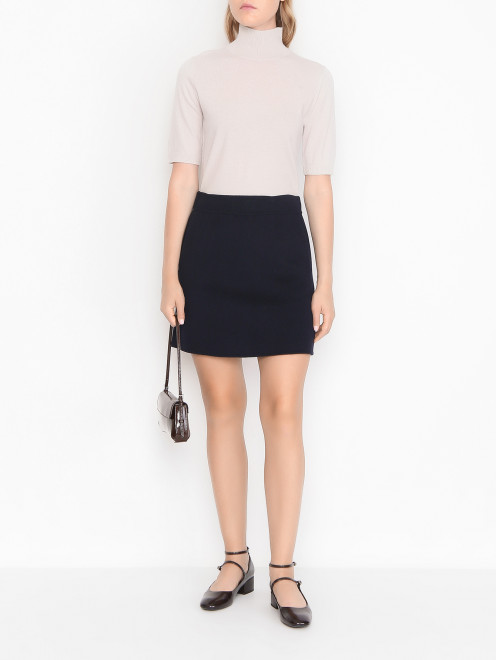 Джемпер из шерсти с короткими рукавами Max Mara - МодельОбщийВид