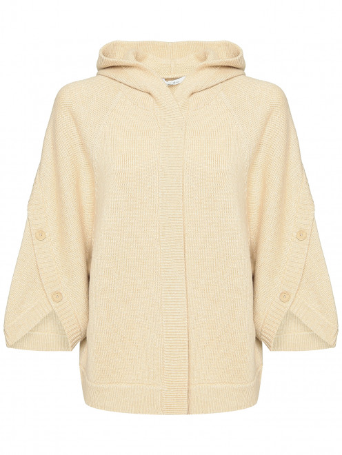 Кардиган с капюшоном из шерсти и кашемира Max Mara - Общий вид