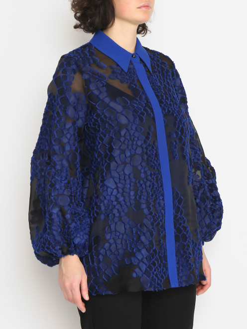 Блуза с декором свободного кроя Marina Rinaldi - МодельВерхНиз