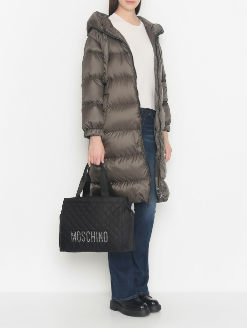Пуховик на молнии с капюшоном Max Mara - МодельОбщийВид