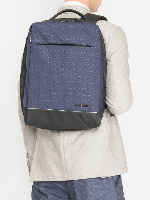 Рюкзак для ноутбука из текстиля Eberhart - МодельВерхНиз