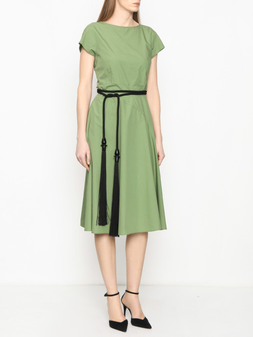 Плетеный пояс с длинной бахромой Max Mara - МодельОбщийВид
