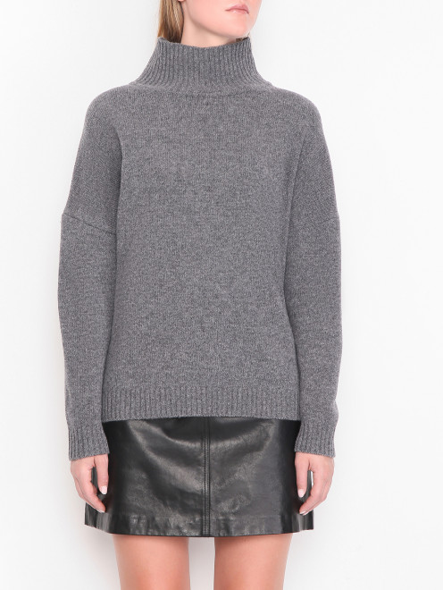 Свитер свободного кроя из шерсти Weekend Max Mara - МодельВерхНиз