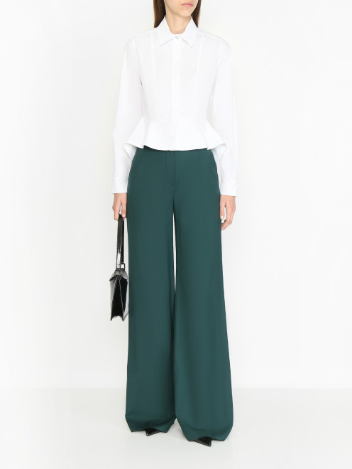 Классические брюки из шерсти Max Mara - МодельОбщийВид