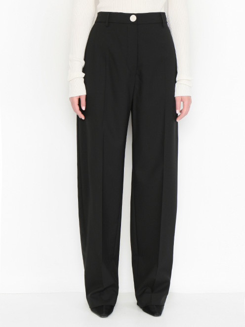 Прямые брюки из шерсти Sportmax - МодельВерхНиз