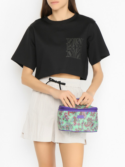Косметичка из текстиля с ручкой Etro - МодельОбщийВид