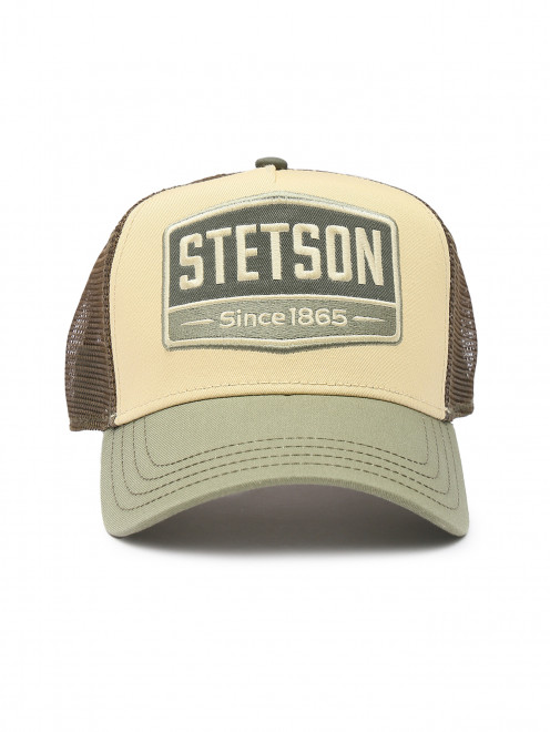 Кепка из хлопка с вышивкой Stetson - Общий вид