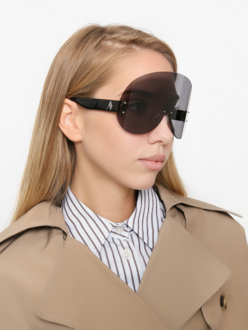 Солнцезащитные очки-маска The Attico - МодельОбщийВид
