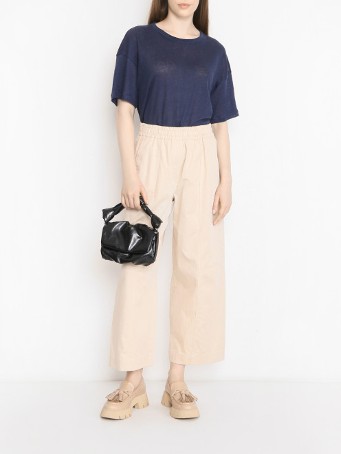 Базовая футболка из льна Weekend Max Mara - МодельОбщийВид