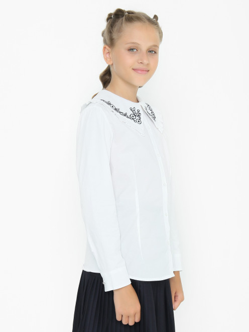Блуза с отложным воротником Aletta Couture - МодельВерхНиз