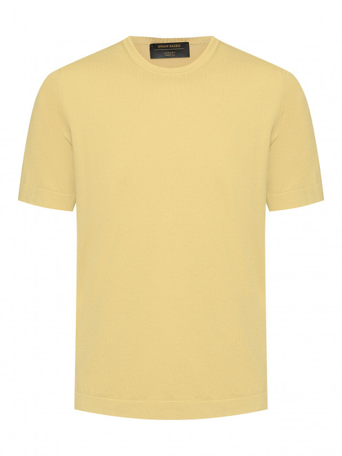 Однотонная футболка из хлопка Gran Sasso - Общий вид