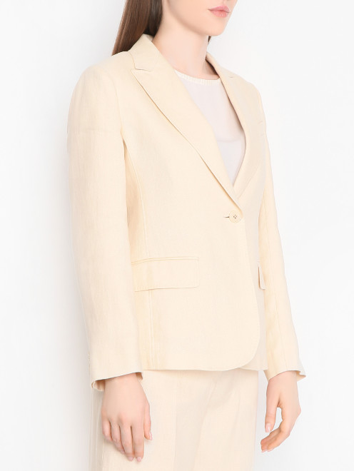 Однобортный жакет с карманами Weekend Max Mara - МодельВерхНиз
