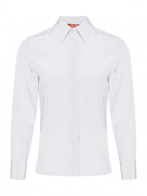 Блуза из шелка с узором "Полоска" Max Mara - Общий вид