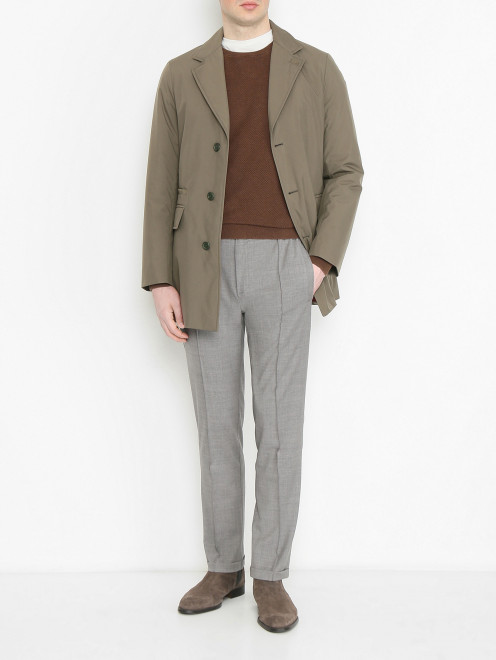 Брюки из шерсти на резинке Doriani Cashmere - МодельОбщийВид