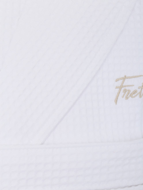 Вафельный халат с поясом Frette - Деталь