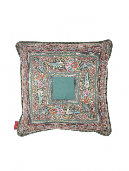 Декоративная подушка из шелка с узором Etro - Общий вид