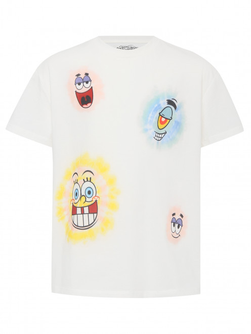 Футболка из хлопка с принтом Stella McCartney kids - Общий вид