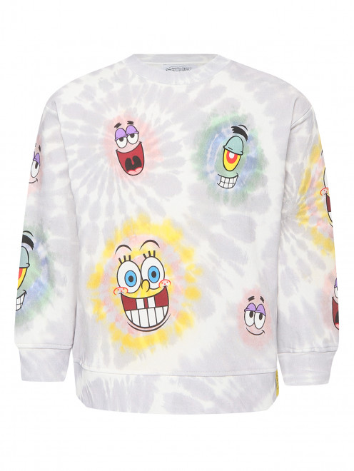 Толстовка из хлопка с принтом Stella McCartney kids - Общий вид