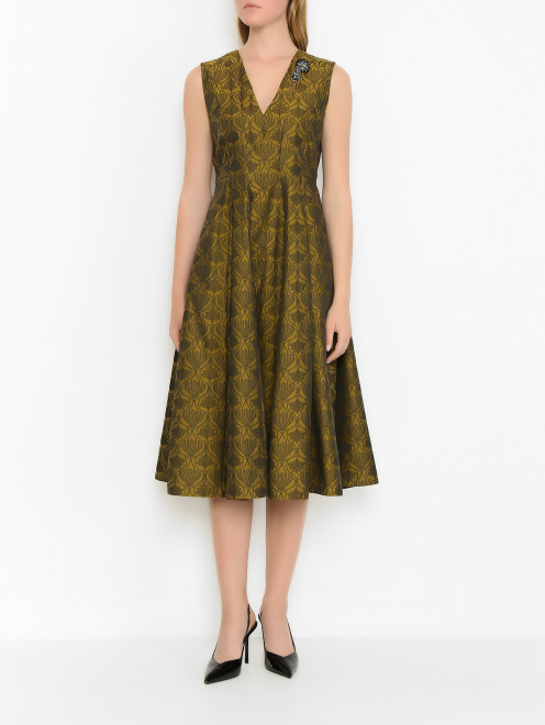 Платье с V-образным вырезом Max Mara - МодельВерхНиз