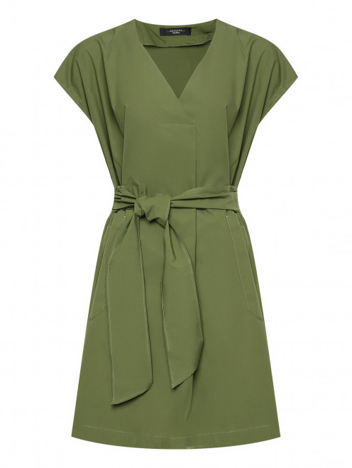 Свободное платье-миди с карманами Weekend Max Mara - Общий вид