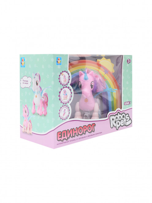 Интерактивная игрушка Робо-единорог 1toy - Обтравка1