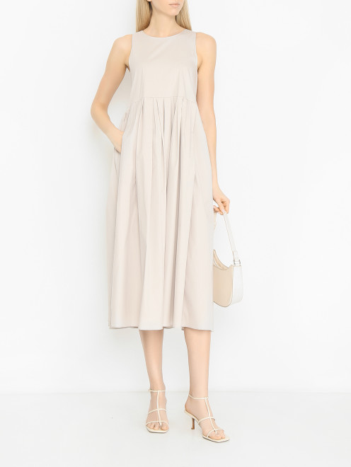 Платье-миди из хлопка Max Mara - МодельОбщийВид