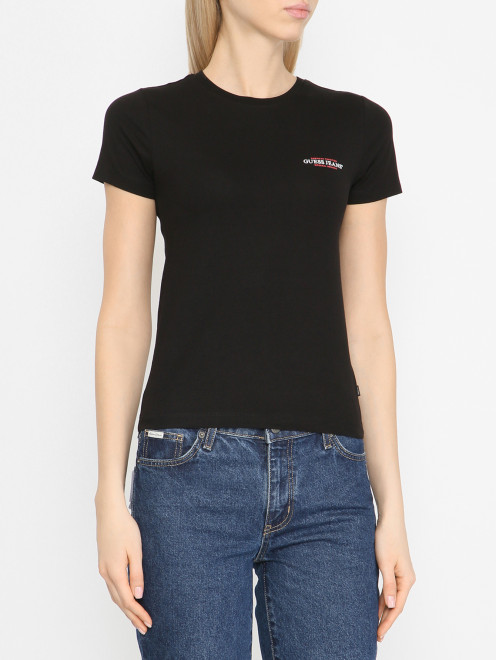 Футболка slim fit Guess - МодельВерхНиз