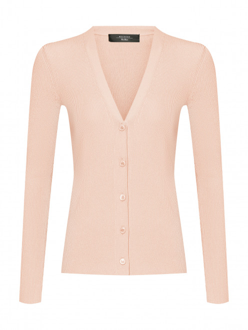 Эластичный кардиган из смесовой вискозы Weekend Max Mara - Общий вид