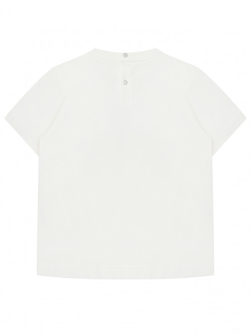 Хлопковая футболка с узором Roberto Cavalli - Обтравка1