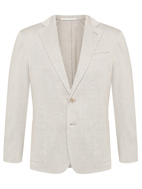 Пиджак из хлопка с карманами Doriani Cashmere - Общий вид
