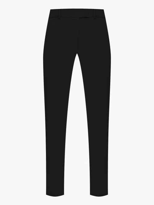 Однотонные брюки прямого фасона из хлопка Luisa Spagnoli - Общий вид