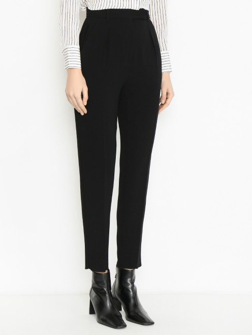 Брюки однотонные со стрелками Max Mara - МодельВерхНиз