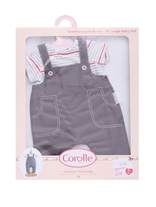 Одежда для куклы-комбинезон и футболка Corolle - Общий вид