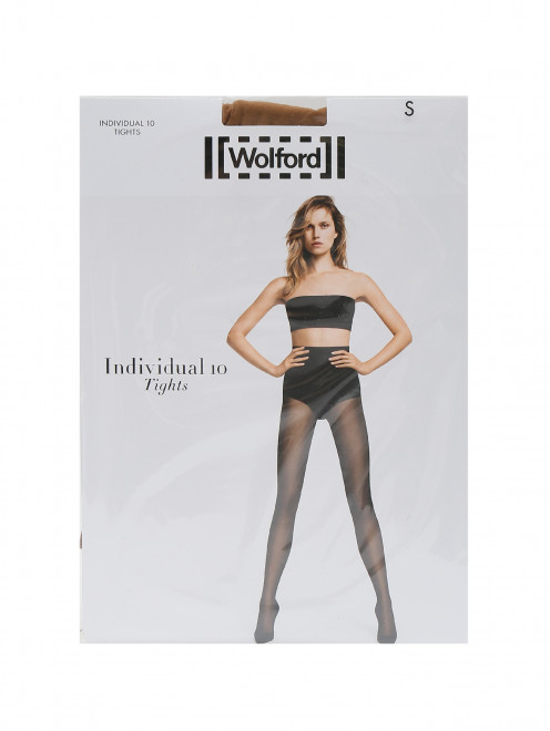 Колготки бежевые 10 den Wolford - Общий вид