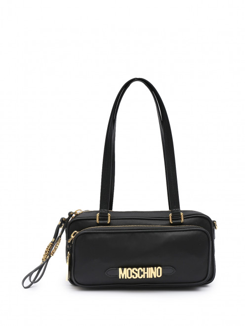 Сумка из текстиля с золотой фурнитурой Moschino - Общий вид