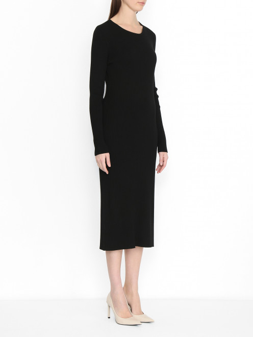 Трикотажное платье с круглым вырезом Weekend Max Mara - МодельВерхНиз