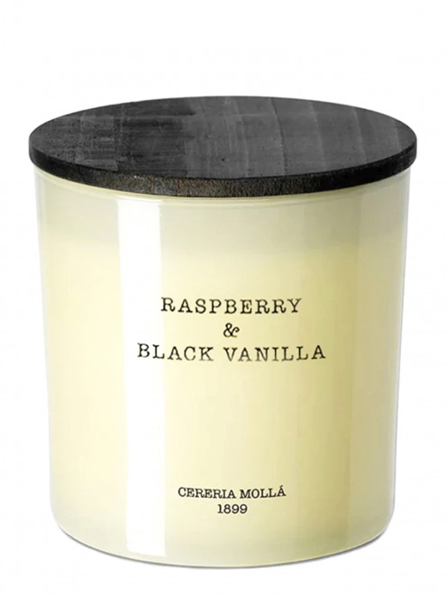 Свеча Raspberry & Black Vanilla XL, 3 фитиля, 600 г Cereria Molla 1889 - Общий вид