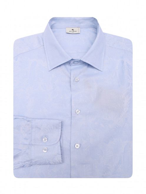 Рубашка из хлопка с узором Etro - Общий вид
