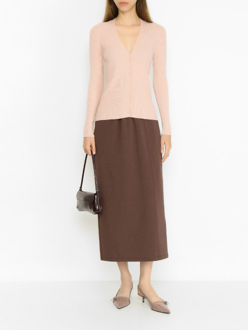 Юбка трикотажная на резинке Weekend Max Mara - МодельОбщийВид