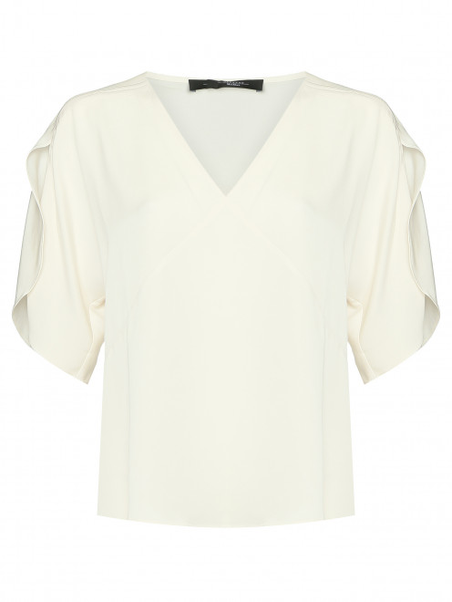 Блуза с V-образным вырезом Weekend Max Mara - Общий вид