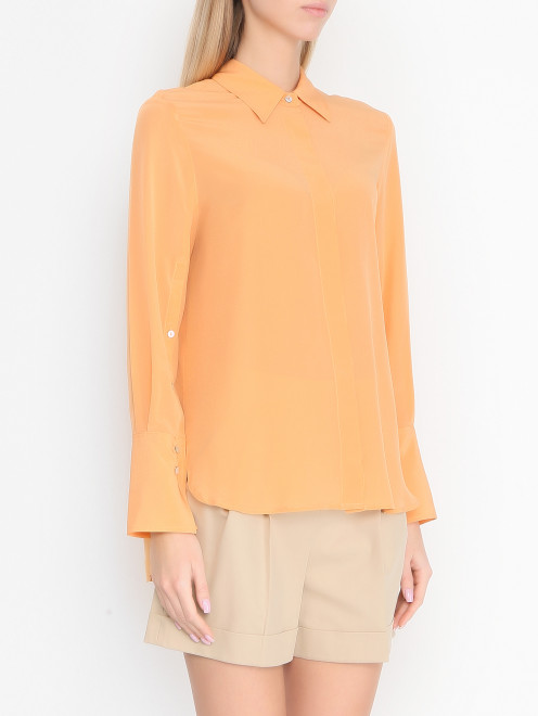 Блуза из шелка свободного кроя Shade - МодельВерхНиз